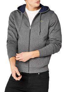 HOODIE ΜΕ ΦΕΡΜΟΥΑΡ LACOSTE SH7609 5NY ΓΚΡΙ ΜΕΛΑΝΖΕ (XL) HOODIE ΜΕ ΦΕΡΜΟΥΑΡ LACOSTE SH7609 5NY ΓΚΡΙ ΜΕΛΑΝΖΕ (XL)
