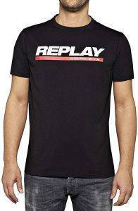 T-SHIRT REPLAY M3847 .000.2660 ΜΑΥΡΟ (M) T-SHIRT REPLAY M3847 .000.2660 ΜΑΥΡΟ (M)