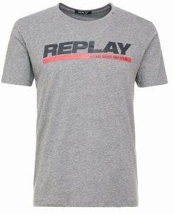 T-SHIRT REPLAY M3847 .000.2660 ΓΚΡΙ ΜΕΛΑΝΖΕ (M) T-SHIRT REPLAY M3847 .000.2660 ΓΚΡΙ ΜΕΛΑΝΖΕ (M)