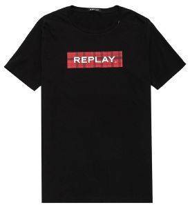 T-SHIRT REPLAY M3890 .000.22708 ΜΑΥΡΟ (M) T-SHIRT REPLAY M3890 .000.22708 ΜΑΥΡΟ (M)