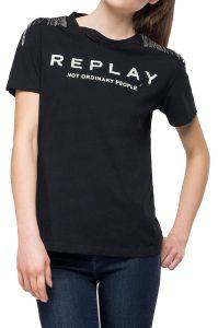 T-SHIRT REPLAY W3217B.000.22660 ΜΑΥΡΟ (XS) T-SHIRT REPLAY W3217B.000.22660 ΜΑΥΡΟ (XS)