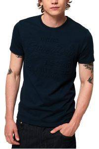 T-SHIRT SUPERDRY SHIRT SHOP EMBOSSED M1000033A ΣΚΟΥΡΟ ΜΠΛΕ (L) T-SHIRT SUPERDRY SHIRT SHOP EMBOSSED M1000033A ΣΚΟΥΡΟ ΜΠΛΕ (L)