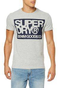 T-SHIRT SUPERDRY DENIM GOODS CO M1000003A ΓΚΡΙ ΜΕΛΑΝΖΕ (XL) T-SHIRT SUPERDRY DENIM GOODS CO M1000003A ΓΚΡΙ ΜΕΛΑΝΖΕ (XL)