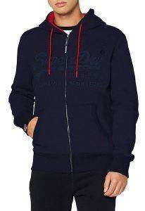 HOODIE ΜΕ ΦΕΡΜΟΥΑΡ SUPERDRY DOWNHILL RACER APP M2000011A ΣΚΟΥΡΟ ΜΠΛΕ (M) HOODIE ΜΕ ΦΕΡΜΟΥΑΡ SUPERDRY DOWNHILL RACER APP M2000011A ΣΚΟΥΡΟ ΜΠΛΕ (M)