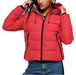 ΜΠΟΥΦΑΝ SUPERDRY SPIRIT PUFFER ICON JACKET W5000058A ΚΟΚΚΙΝΟ (S) ΜΠΟΥΦΑΝ SUPERDRY SPIRIT PUFFER ICON JACKET W5000058A ΚΟΚΚΙΝΟ (S)