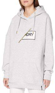 HOODIE SUPERDRY ANA W2000005A ΓΚΡΙ ΜΕΛΑΝΖΕ (S) HOODIE SUPERDRY ANA W2000005A ΓΚΡΙ ΜΕΛΑΝΖΕ (S)