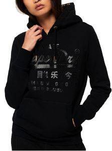 HOODIE SUPERDRY V LOGO PREMIUM ICON W2000073A  (S)