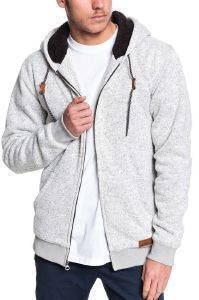 HOODIE ΜΕ ΦΕΡΜΟΥΑΡ QUIKSILVER KELLER SHERPA EQYFT04011 ΑΝΟΙΧΤΟ ΓΚΡΙ ΜΕΛΑΝΖΕ (L) HOODIE ΜΕ ΦΕΡΜΟΥΑΡ QUIKSILVER KELLER SHERPA EQYFT04011 ΑΝΟΙΧΤΟ ΓΚΡΙ ΜΕΛΑΝΖΕ (L)