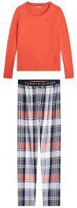 ΣΕΤ ΠΥΖΑΜΕΣ TOMMY HILFIGER WOVEN CHECK UW0UW01941/039 ΠΟΡΤΟΚΑΛΙ/ΣΚΟΥΡΟ ΜΠΛΕ ΚΑΡΟ (S) ΣΕΤ ΠΥΖΑΜΕΣ TOMMY HILFIGER WOVEN CHECK UW0UW01941/039 ΠΟΡΤΟΚΑΛΙ/ΣΚΟΥΡΟ ΜΠΛΕ ΚΑΡΟ (S)