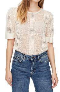TOP VERO MODA VMKARIN 10228023 ΜΠΕΖ (S) TOP VERO MODA VMKARIN 10228023 ΜΠΕΖ (S)