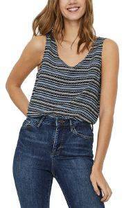 TOP VERO MODA VMSIMPLY ΜΕ ΣΧΕΔΙΟ 10227823 ΣΚΟΥΡΟ ΜΠΛΕ (L) TOP VERO MODA VMSIMPLY ΜΕ ΣΧΕΔΙΟ 10227823 ΣΚΟΥΡΟ ΜΠΛΕ (L)