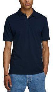 T-SHIRT POLO JACK & JONES JJEBASIC 12136516 ΣΚΟΥΡΟ ΜΠΛΕ (M) T-SHIRT POLO JACK & JONES JJEBASIC 12136516 ΣΚΟΥΡΟ ΜΠΛΕ (M)
