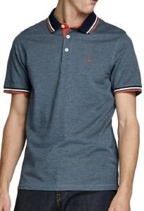 T-SHIRT POLO JACK & JONES JJEPAULOS 12136668 DENIM ΜΠΛΕ (M) T-SHIRT POLO JACK & JONES JJEPAULOS 12136668 DENIM ΜΠΛΕ (M)
