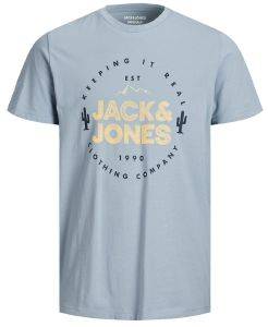 T-SHIRT JACK & JONES JORHAYES 12165875 ΣΙΕΛ (S) T-SHIRT JACK & JONES JORHAYES 12165875 ΣΙΕΛ (S)