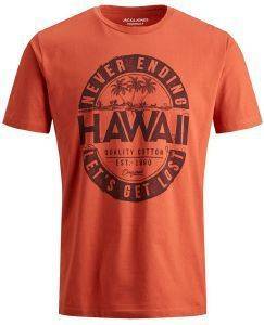 T-SHIRT JACK & JONES JOROHU 12164421 ��������� (XL)