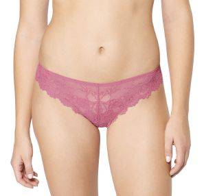 ΣΛΙΠΑΚΙ TRIUMPH TEMPTING LACE BRAZILIAN STRING ΣΚΟΥΡΟ ΡΟΖ (M) ΣΛΙΠΑΚΙ TRIUMPH TEMPTING LACE BRAZILIAN STRING ΣΚΟΥΡΟ ΡΟΖ (M)