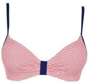 BIKINI TOP SLOGGI SWIM SAINT TROPEZ CTOP ΚΟΚΚΙΝΟ-ΜΠΛΕ (36B) BIKINI TOP SLOGGI SWIM SAINT TROPEZ CTOP ΚΟΚΚΙΝΟ-ΜΠΛΕ (36B)