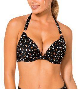 BIKINI TOP DORINA CANNES D17349D ΜΑΥΡΟ