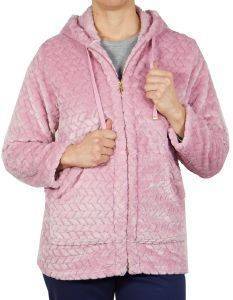 ΖΑΚΕΤΑ ΜΕ ΚΟΥΚΟΥΛΑ HARMONY FLEECE 47709 ΡΟΖ (S) ΖΑΚΕΤΑ ΜΕ ΚΟΥΚΟΥΛΑ HARMONY FLEECE 47709 ΡΟΖ (S)