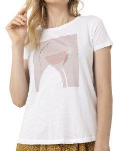T-SHIRT HELMI ΜΕ ΜΕΓΑΛΟ ΤΥΠΩΜΑ ΚΟΠΕΛΑ ΛΕΥΚΟ (S) T-SHIRT HELMI ΜΕ ΜΕΓΑΛΟ ΤΥΠΩΜΑ ΚΟΠΕΛΑ ΛΕΥΚΟ (S)