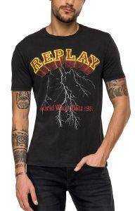T-SHIRT REPLAY MURBLE EFFECT M3042 .000.22658M ΜΑΥΡΟ (XXL) T-SHIRT REPLAY MURBLE EFFECT M3042 .000.22658M ΜΑΥΡΟ (XXL)