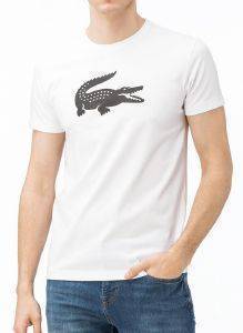 T-SHIRT LACOSTE TH3377 AU8 ΛΕΥΚΟ/ΜΑΥΡΟ (XL) T-SHIRT LACOSTE TH3377 AU8 ΛΕΥΚΟ/ΜΑΥΡΟ (XL)