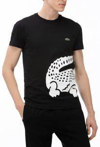 T-SHIRT LACOSTE OVERSIZED CROCODILE PRINT TH5139 031 ΜΑΥΡΟ (L) T-SHIRT LACOSTE OVERSIZED CROCODILE PRINT TH5139 031 ΜΑΥΡΟ (L)