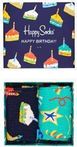 ��� ������� HAPPY SOCKS BIRTHDAY CAKE XBDC02-4300 GIFT BOX 2��� (36-40)