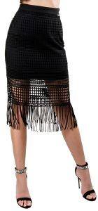 ΦΟΥΣΤΑ GUESS EDITH MIDI W0GD08WCTN0 ΜΑΥΡΟ (M) ΦΟΥΣΤΑ GUESS EDITH MIDI W0GD08WCTN0 ΜΑΥΡΟ (M)