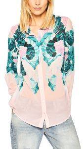 ΠΟΥΚΑΜΙΣΟ GUESS CLOUIS W0GH0FW70Q0 HAWAIIAN LEAVES ΡΟΖ (S) ΠΟΥΚΑΜΙΣΟ GUESS CLOUIS W0GH0FW70Q0 HAWAIIAN LEAVES ΡΟΖ (S)