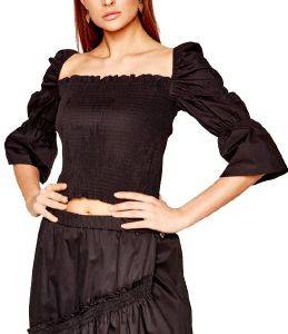 TOP GUESS LAURA W0GH22WCZQ0 ΜΑΥΡΟ (L) TOP GUESS LAURA W0GH22WCZQ0 ΜΑΥΡΟ (L)