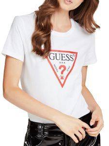 Τ-SHIRT GUESS TRIANGLE LOGO W0GI06K8HM0 ΛΕΥΚΟ (S) Τ-SHIRT GUESS TRIANGLE LOGO W0GI06K8HM0 ΛΕΥΚΟ (S)