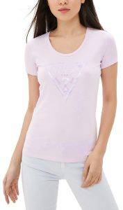 �-SHIRT GUESS PEACE SATIN APPLICATION W0GI77J1300 ��� (M)