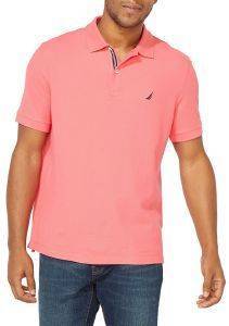 T-SHIRT POLO NAUTICA K01000 ΣΚΟΥΡΟ ΡΟΖ (L) T-SHIRT POLO NAUTICA K01000 ΣΚΟΥΡΟ ΡΟΖ (L)