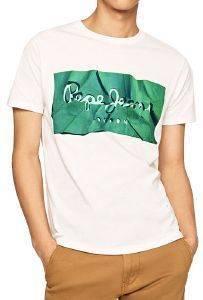 T-SHIRT PEPE JEANS RAURY PM506480-672 ΛΕΥΚΟ/ΠΡΑΣΙΝΟ (M) T-SHIRT PEPE JEANS RAURY PM506480-672 ΛΕΥΚΟ/ΠΡΑΣΙΝΟ (M)