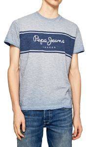 PEPE JEANS T-SHIRT PEPE JEANS EDWIN PM507143 ΜΠΛΕ ΜΕΛΑΝΖΕ