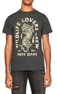 T-SHIRT PEPE JEANS JETT PM507155 ΣΚΟΥΡΟ ΓΚΡΙ (M) T-SHIRT PEPE JEANS JETT PM507155 ΣΚΟΥΡΟ ΓΚΡΙ (M)