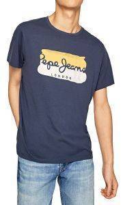 T-SHIRT PEPE JEANS MILBURN PM507169 ΣΚΟΥΡΟ ΜΠΛΕ (L) T-SHIRT PEPE JEANS MILBURN PM507169 ΣΚΟΥΡΟ ΜΠΛΕ (L)