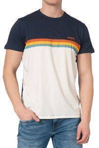 T-SHIRT PEPE JEANS TREY PM507194 ΛΕΥΚΟ/ΜΠΛΕ (XL) T-SHIRT PEPE JEANS TREY PM507194 ΛΕΥΚΟ/ΜΠΛΕ (XL)