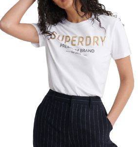 T-SHIRT SUPERDRY PREMIUM SEQUIN ENTRY W1010006A ΛΕΥΚΟ (S) T-SHIRT SUPERDRY PREMIUM SEQUIN ENTRY W1010006A ΛΕΥΚΟ (S)
