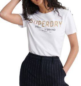 T-SHIRT SUPERDRY PREMIUM SEQUIN ENTRY W1010006A  (S)