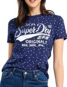 T-SHIRT SUPERDRY DOT AOP ENTRY W1010033A   (S)