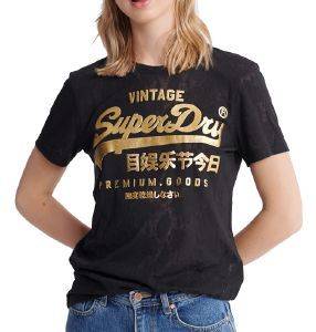T-SHIRT SUPERDRY SNAKE BURNOUT ENTRY W1010090A  (M)
