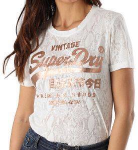 T-SHIRT SUPERDRY SNAKE BURNOUT ENTRY W1010090A  (S)