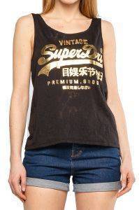 TOP SUPERDRY SNAKE BURNOUT CLASSIC W6010079A ΜΑΥΡΟ (M) TOP SUPERDRY SNAKE BURNOUT CLASSIC W6010079A ΜΑΥΡΟ (M)