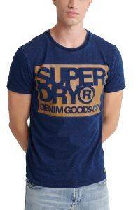 T-SHIRT SUPERDRY DENIM GOODS CO PRINT M1010056A ������ ���� (L)