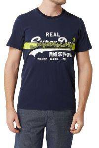 T-SHIRT SUPERDRY VINTAGE LOCO CROSS HATCH M1010090A   (S)