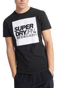 T-SHIRT SUPERDRY JPN BLOCK M1010098A ΜΑΥΡΟ (M) T-SHIRT SUPERDRY JPN BLOCK M1010098A ΜΑΥΡΟ (M)