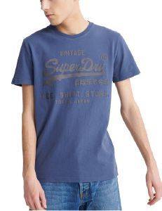 T-SHIRT SUPERDY VINTAGE LOGO BONDED M1010100A  (L)