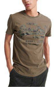 T-SHIRT SUPERDY VINTAGE LOGO BONDED M1010100A  (XXL)